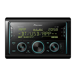 Pioneer MVH-S620BT Mechafree Double Din Car Stereo Bluetooth, USB, AUX, Spotify, FLAC, Smart Sync App