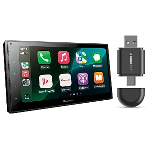 Pioneer SPH-DA150BT 6.8" Wired Apple CarPlay / Android Auto Bluetooth Stereo + Wireless Adaptor