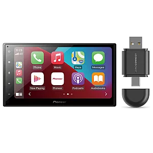 Pioneer SPH-DA160DAB 6.8" Apple CarPlay Android Auto Bluetooth DAB Radio Car Stereo + Wireless Adaptor