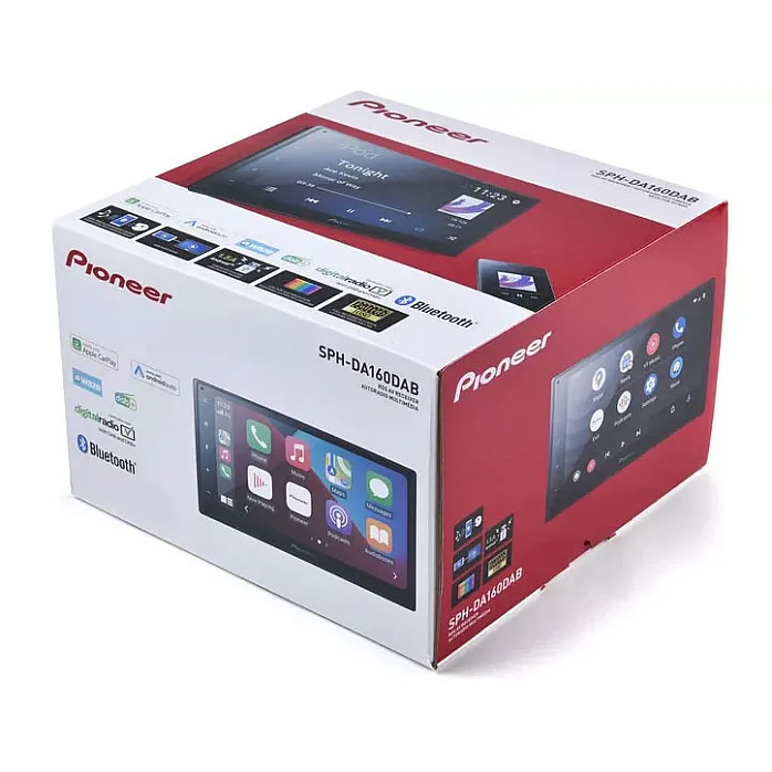 Pioneer SPH-DA160DAB Apple CarPlay Android Auto Bluetooth DAB Radio Car Stereo