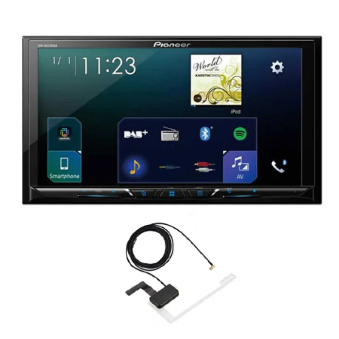 Pioneer SPH-DA230DAB 7" Apple CarPlay Android Auto DAB Radio Car Stereo With Aerial