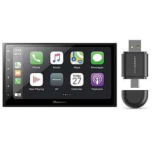 Pioneer SPH-DA250DAB 6.8" Double Din Stereo Apple CarPlay Android Auto Bluetooth DAB + Wireless Adaptor