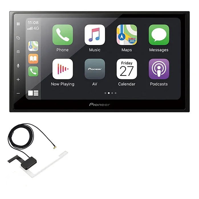 Pioneer SPH-DA250DAB 6.8" Screen Apple CarPlay Android Auto Bluetooth DAB Digital Stereo With Aerial