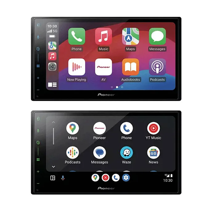Pioneer SPH-DA77DAB 6.8" WVGA Capacitive Screen Wireless Android Auto / Apple CarPlay Bluetooth DAB Car Stereo
