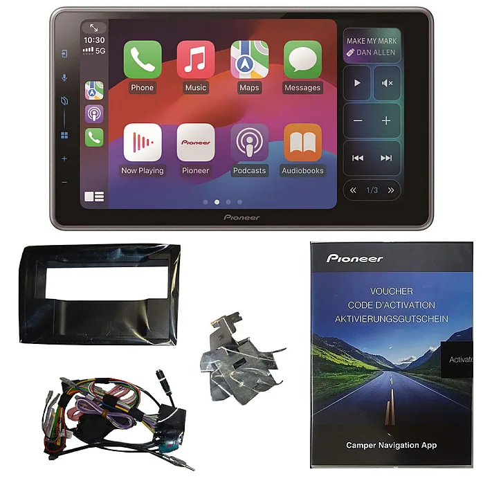 Pioneer SPH-DA97DAB-C-D7 Fiat Ducato Series 7 (2007-2020) 9" Wireless CarPlay / Android Auto Sygic Bluetooth, DAB+ Car Stereo Pack