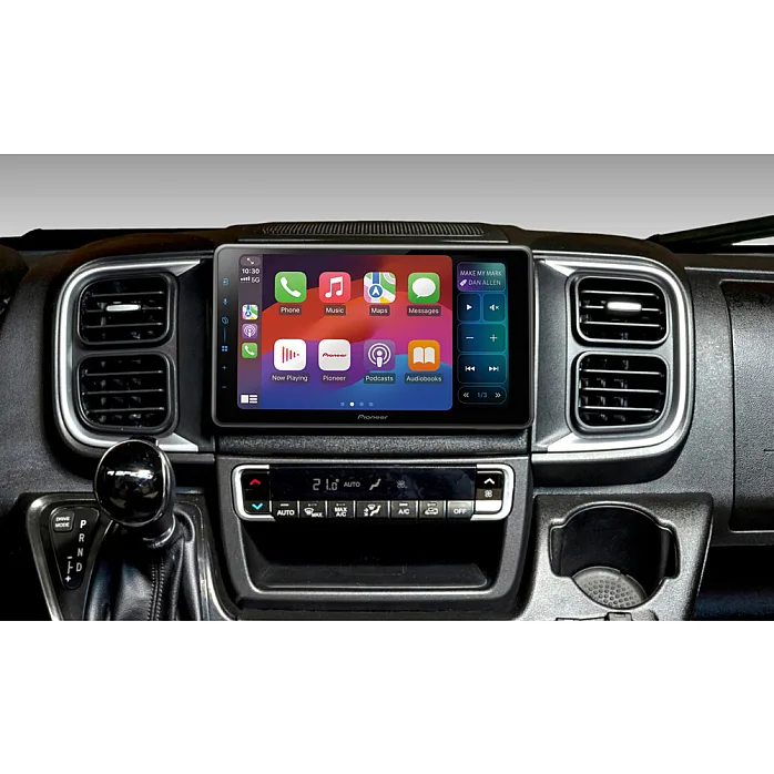 Pioneer SPH-DA97DAB-C-D8 9" Fiat Ducato Series 8 2021> Wireless CarPlay / Android Auto Sygic Bluetooth, Aux DAB+ Stereo Pack