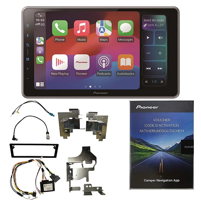 Pioneer SPH-DA97DAB-C-T 9" Ford Transit, Transit Custom 2018> Wireless CarPlay / Android Auto Sygic Bluetooth, DAB+ Stereo Pack