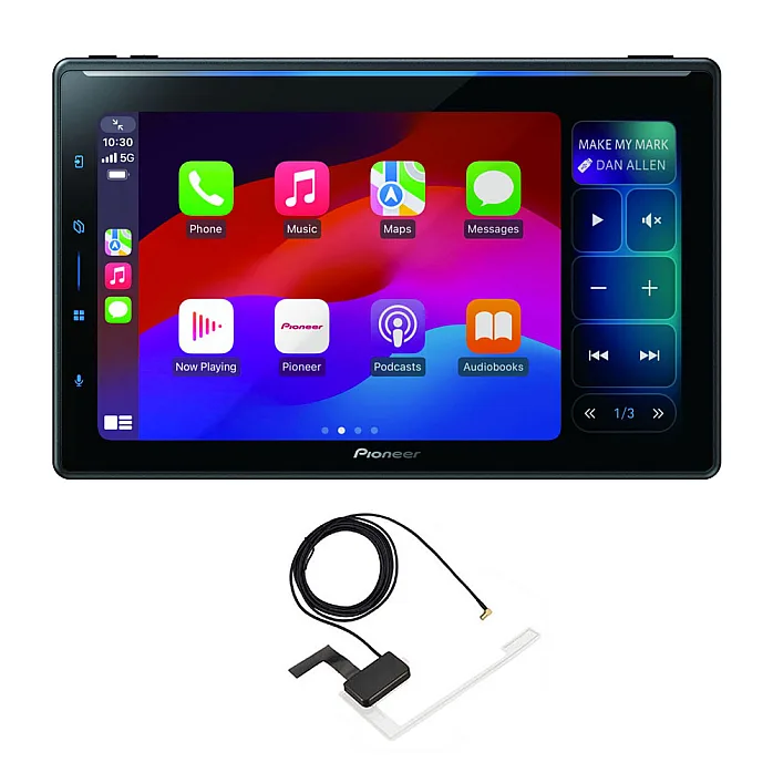 Pioneer SPH-EVO107DAB-UNI2 10.1" Floating Screen Wireless CarPlay / Android Auto Bluetooth DAB+ Digital Radio With Aerial