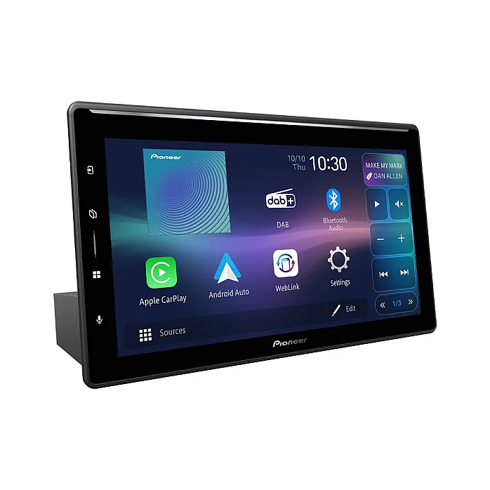 Pioneer SPH-EVO109DAB Floating 10.1" Wireless CarPlay / Android Auto, Dolby Atmos, Spatial Audio, DAB+, Bluetooth Stereo With Aerial