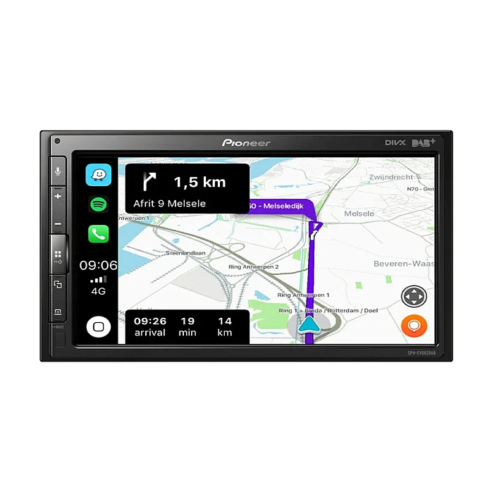 Pioneer SPH-EVO62DAB-208 6.8" CarPlay / Android Auto, Bluetooth, DAB+ Stereo For Peugeot 208, 2008