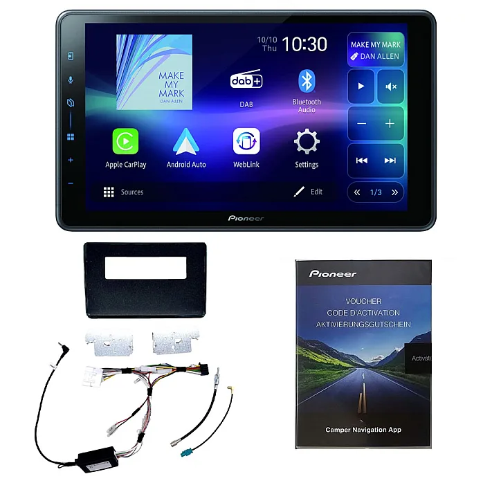 Pioneer SPH-EVO98DAB-RM-C 9" Wireless CarPlay / Android Auto Bluetooth Car Stereo Camper Navigation For Renault Master 2019>