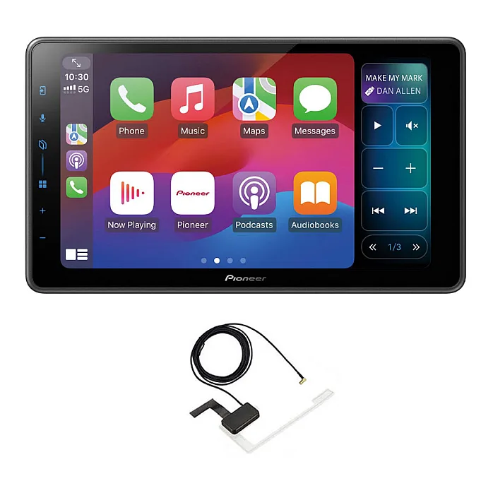 Pioneer SPH-EVO98DAB-UNI2-C 9" Floating Wireless CarPlay / Android Auto DAB/DAB+ Bluetooth Car Stereo For Camper Navigation With Aerial
