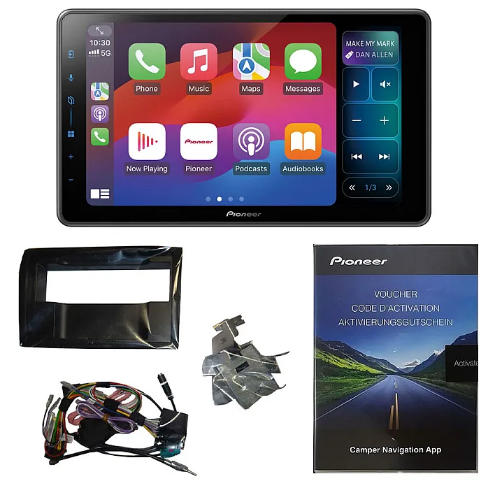 Pioneer SPH-EVO98DAB-C-D7 9" Wireless CarPlay / Android Auto DAB/DAB+ Bluetooth Car Stereo For Fiat Ducato 7 Series