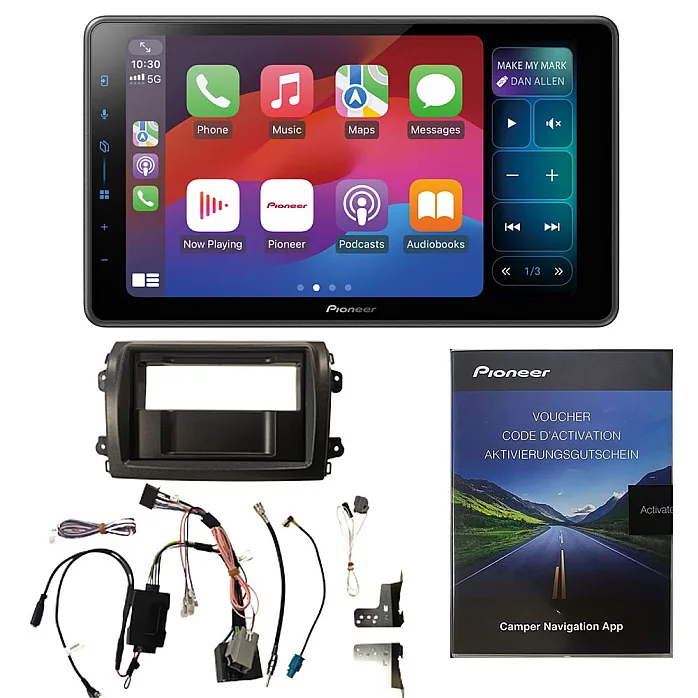 Pioneer SPH-EVO98DAB-C-D8 9" Wireless CarPlay / Android Auto DAB/DAB+ Bluetooth Car Stereo For Fiat Ducato 8 2021>