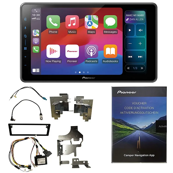 Pioneer SPH-EVO98DAB-C-T 9" Wireless CarPlay / Android Auto DAB/DAB+ Bluetooth Car Stereo For Ford Transit, Transit Custom or Campervan