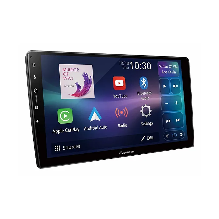 Pioneer SPH-PF97BT Perfect Fit Mechafree 9.0" Wireless Apple CarPlay / Android Auto Bluetooth Car Stereo