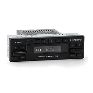 RetroSound RSM1B-GP Motor 1 BT Grand Prix Bluetooth, AM/FM, Aux, Car Stereo