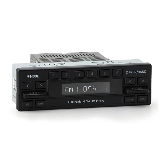 RetroSound RSM1B-GP Motor 1 BT Grand Prix Bluetooth, AM/FM, Aux, Car Stereo