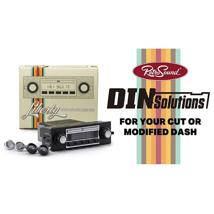 RetroSound RSM1B-L Motor 1 BT Liberty Bluetooth, AM/FM, Aux, Car Stereo