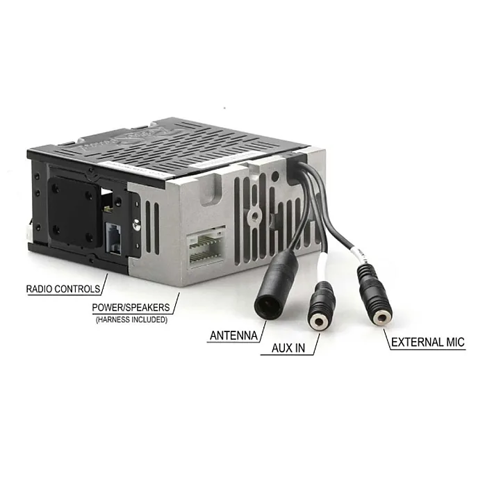 RetroSound RSM1B-PC Motor 1 BT Pinstripe & Chrome Bluetooth, AM/FM, Aux, Classic Car Stereo