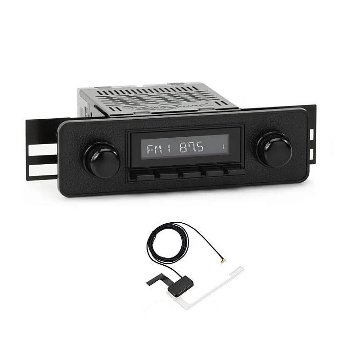 RetroSound RSM1D-ESB Motor 1DAB Euro Style Black DAB+, Bluetooth, Aux, AM/FM, Car Stereo With Aerial