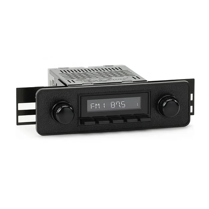 RetroSound RSM2B-ESB Motor 2 BT Euro Style Black Bluetooth, USB, AM/FM, iPod / iPhone Car Stereo