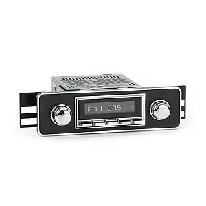 RetroSound RSM2B-ESC Motor 2 BT Euro Style Chrome Bluetooth, USB, AM/FM, iPod / iPhone Car Stereo
