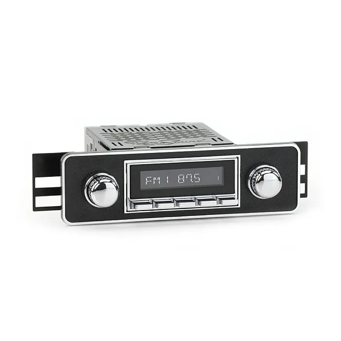 RetroSound RSM2B-ESC Motor 2 BT Euro Style Chrome Bluetooth, USB, AM/FM, iPod / iPhone Car Stereo
