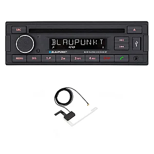 Blaupunkt Barcelona 200DAB BT Retro CD/MP3 Car Stereo DAB Bluetooth USB Aux In Player With Aerial