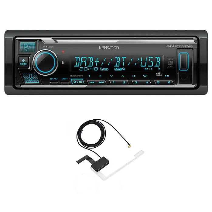 Kenwood KMM-BT508DAB Digital Media Receiver Digital Radio DAB+, Bluetooth