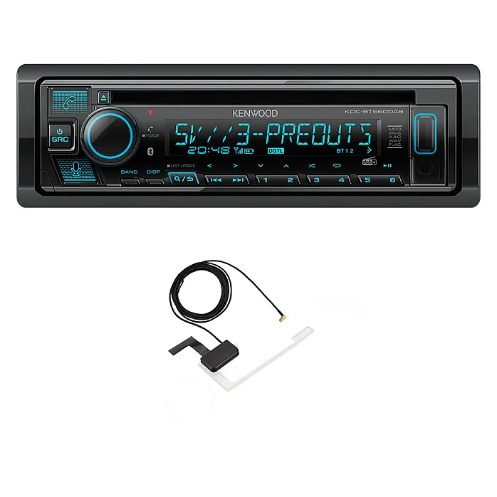 Kenwood KDC-BT960DAB Car CD/USB Stereo DAB+, Bluetooth, Amazon Alexa Voice Service