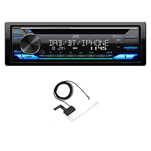 JVC KD-DB922BT Single Din Car Stereo Media Player Bluetooth DAB+ Radio AUX MP3 With Aerial