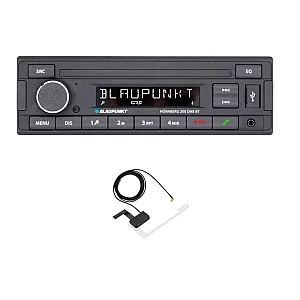 Blaupunkt NURNBERG 200DAB BT Single Din Retro DAB Bluetooth USB AUX In Stereo With Aerial