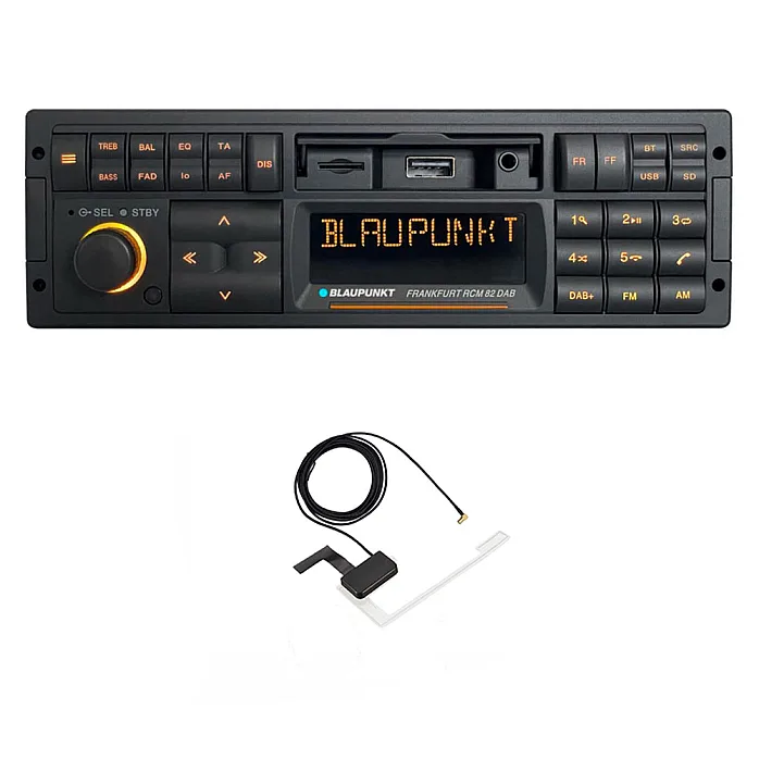 Blaupunkt Frankfurt RCM 82 DAB Retro Classic Car Stereo Bluetooth USB SD AUX With Aerial