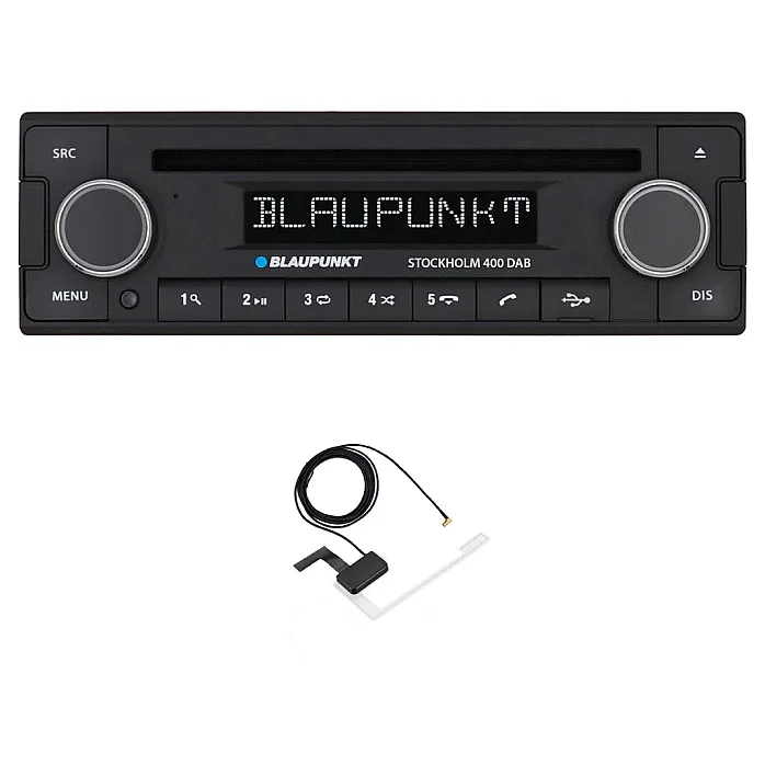 Blaupunkt Stockholm 400 DAB CD Mp3 USB Bluetooth Car Stereo DAB+ Digital Radio with Aerial