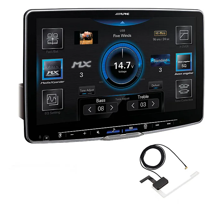 Alpine iLX-F115D 11" Digital Media Unit DAB+ Wireless Apple Carplay Android Auto With Aerial