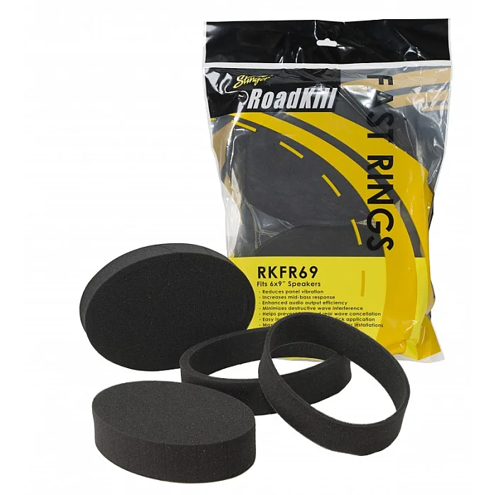 Stinger Roadkill RKFR69 Fast Rings 6x9" Speaker Foam Sound Absorber Kit
