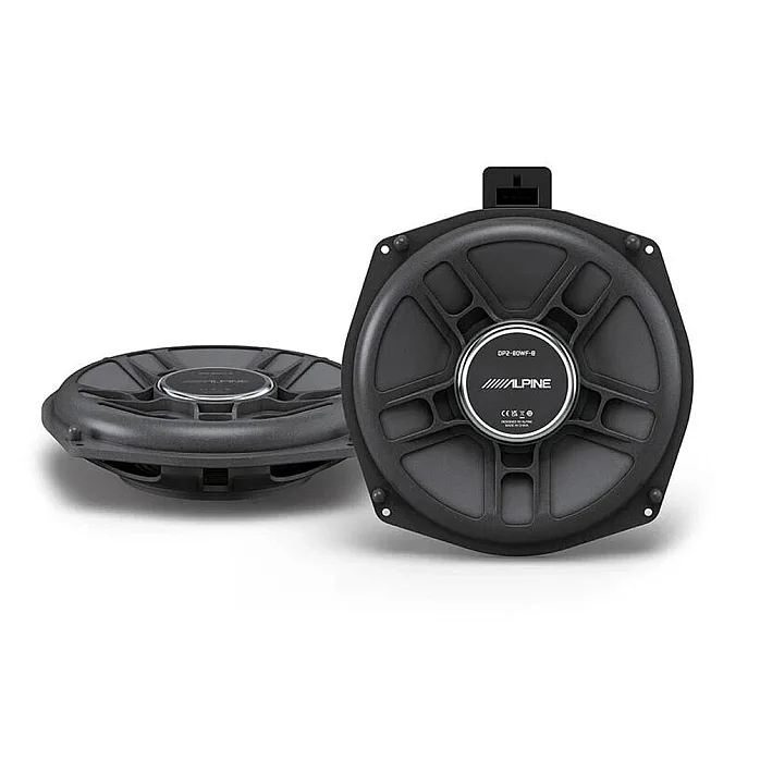 Alpine DP2-80WF-B Car Audio 8" Subwoofers Designed for BMW - 100W RMS