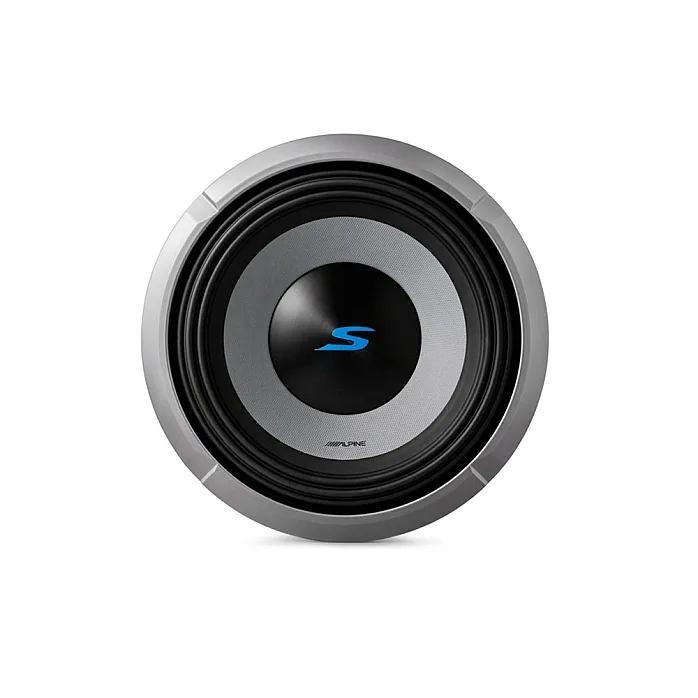 Alpine S2-W10D4 S-Series 10" (25cm) Subwoofer with Dual 4-Ohm Voice Coils