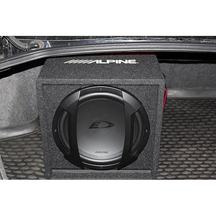 Alpine SBE-1244BR 650W 12" Subwoofer Bass Reflex Enclosure Box