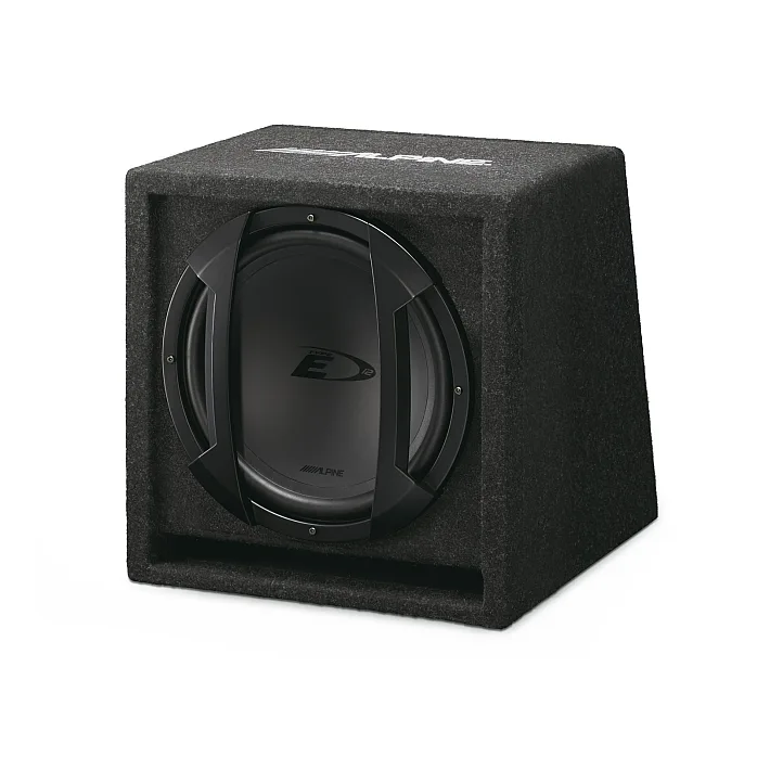 Alpine SBE-1244BR 650W 12" Subwoofer Bass Reflex Enclosure Box