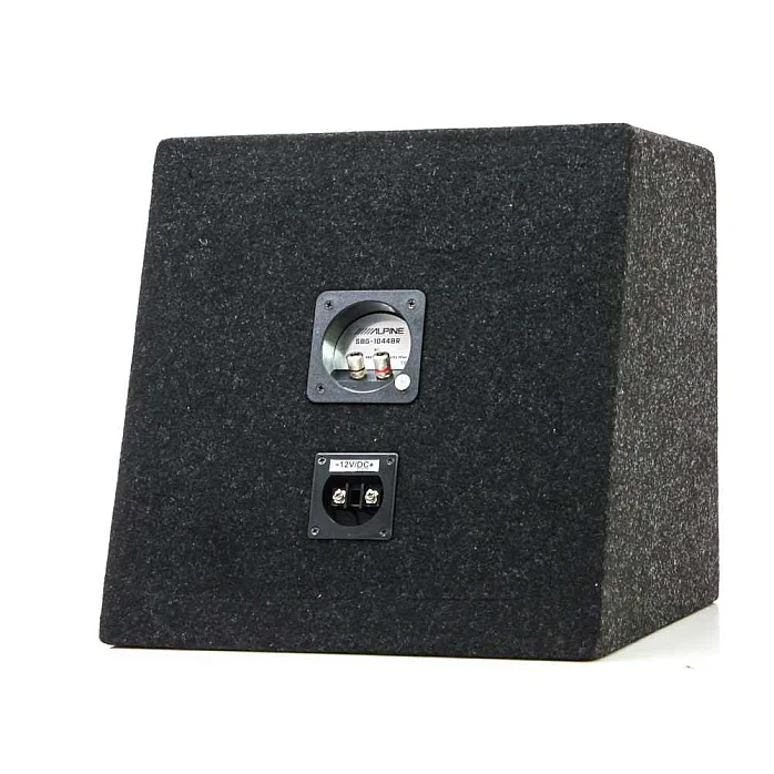 Alpine SBG-1044BR 10" 500 Watts Passive Car Bass Reflex Subwoofer Enclousure