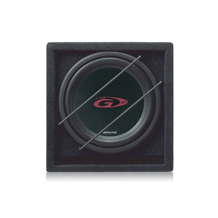 Alpine SBG-1244BR 12" 800 Watts Passive Car Bass Reflex Subwoofer Enclousure