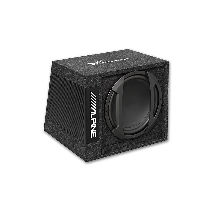 Alpine SWD-355 12" 30cm 650 Watts Amplified Car Sub Subwoofer Box