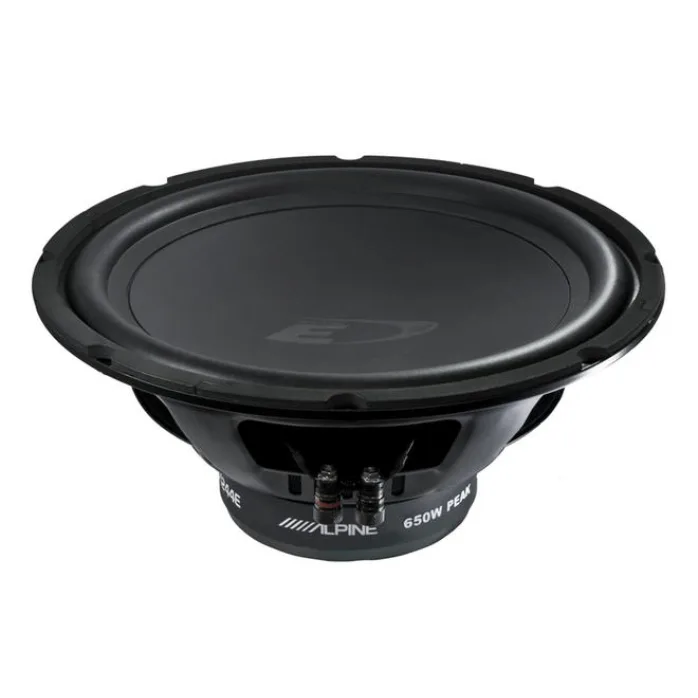 Alpine SWE-1244E 12" Single 4 Ohm Voice Coil Subwoofer 650 Watts