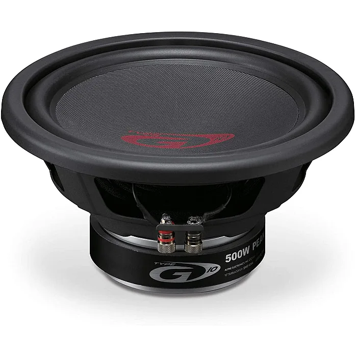 Alpine SWG-1044 10" Single 4 Ohm Voice Coil Subwoofer 500 Watts