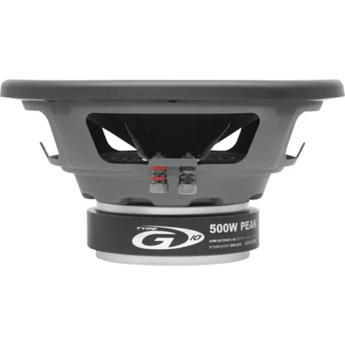 Alpine SWG-1044 10" Single 4 Ohm Voice Coil Subwoofer 500 Watts