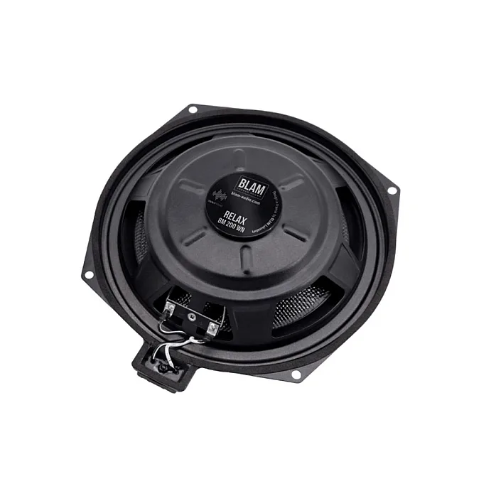 BLAM BL-BM200WN Relax BMW 200mm (8") Extra Flat Underseat Car Subwoofers (PAIR)
