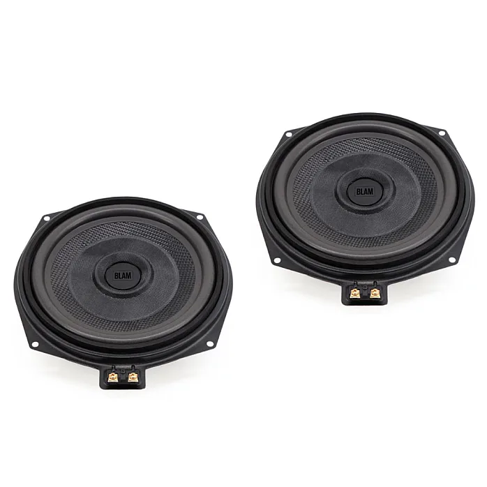 BLAM BL-BM200WN Relax BMW 200mm (8") Extra Flat Underseat Car Subwoofers (PAIR)