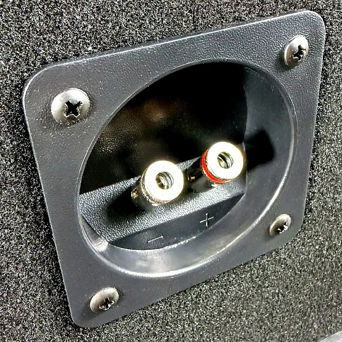 10SUBSD Premium 10" Dual Sealed Subwoofer Enclosure - Black